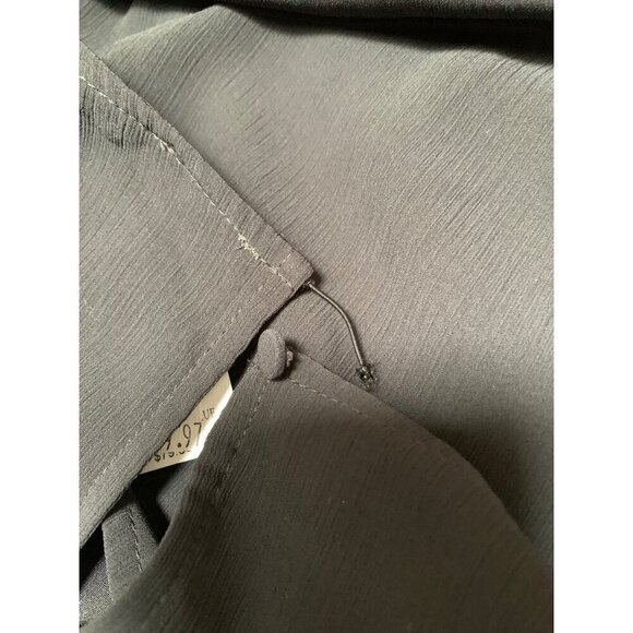 J.Crew Womens Black Long Sleeve Blouse XS Polyester & Recycled Polyester - Picture 7 of 7